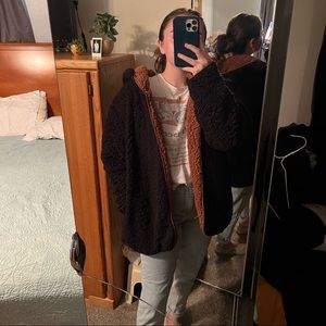 Reversible Urban Outfitters sherpa jacket!